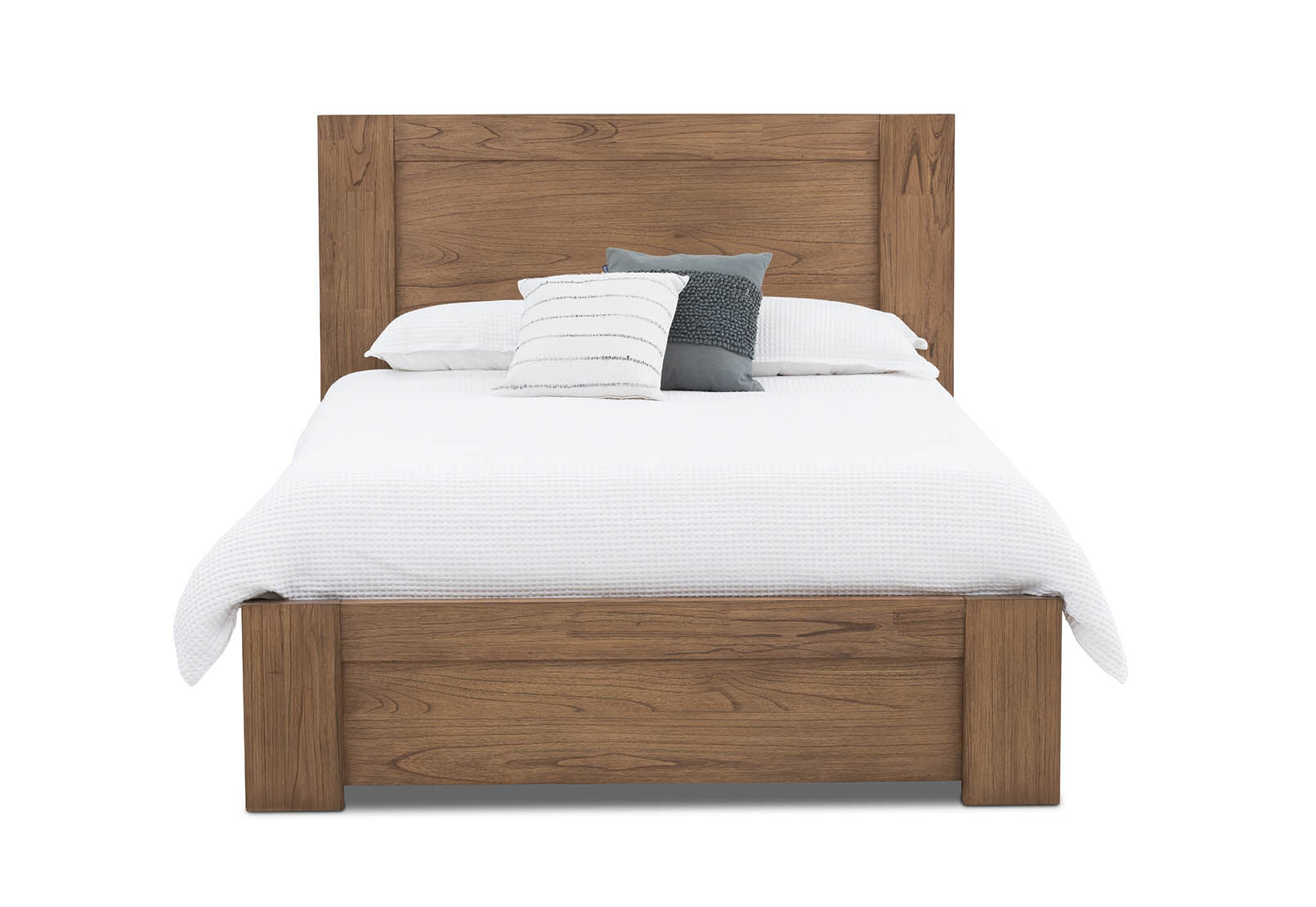 ROMULUS QUEEN BED WALNUT