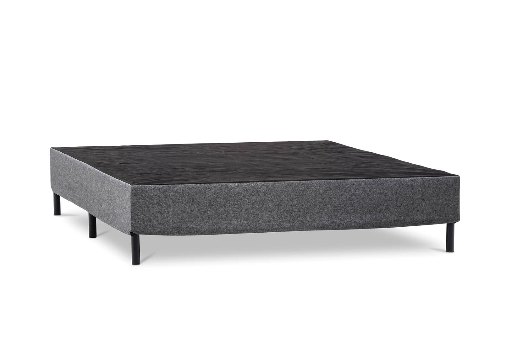 KLEIN DOUBLE BED BASE BLACK/GREY
