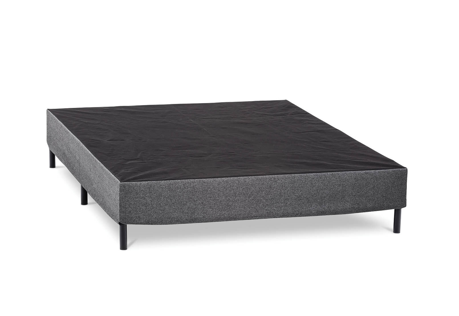 KLEIN DOUBLE BED BASE BLACK/GREY