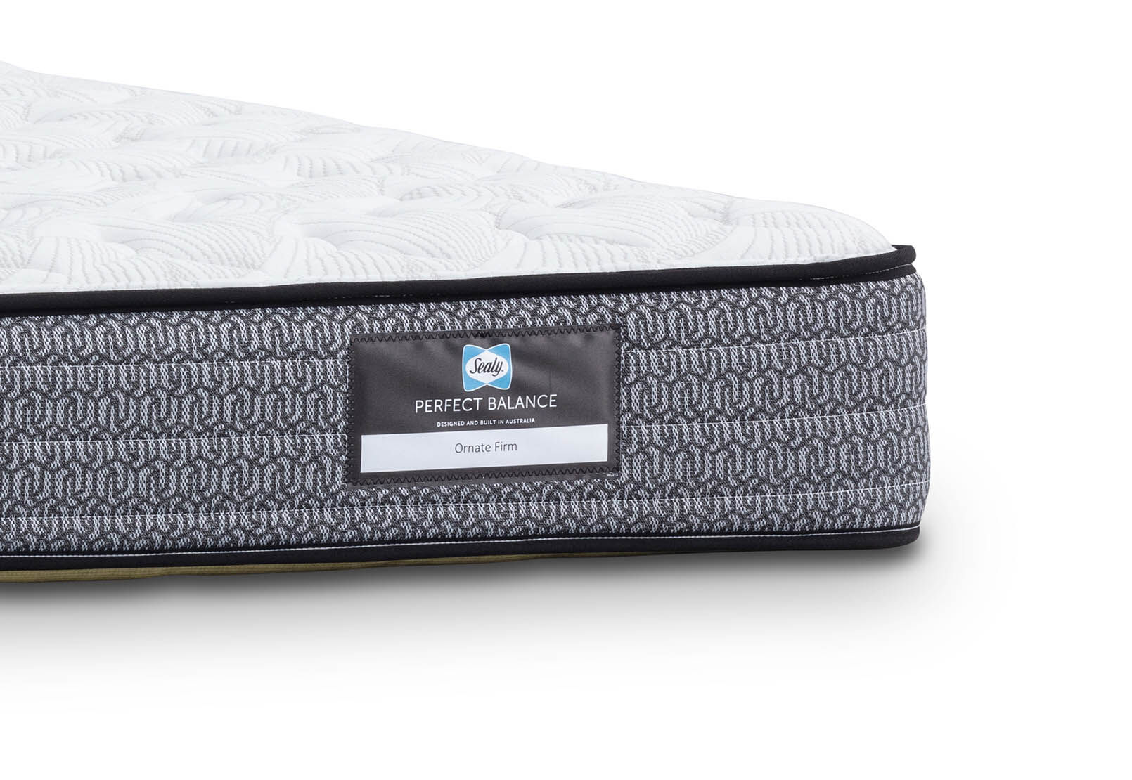 PERFECT BALANCE ORNATE QUEEN MATTRESS WHITE