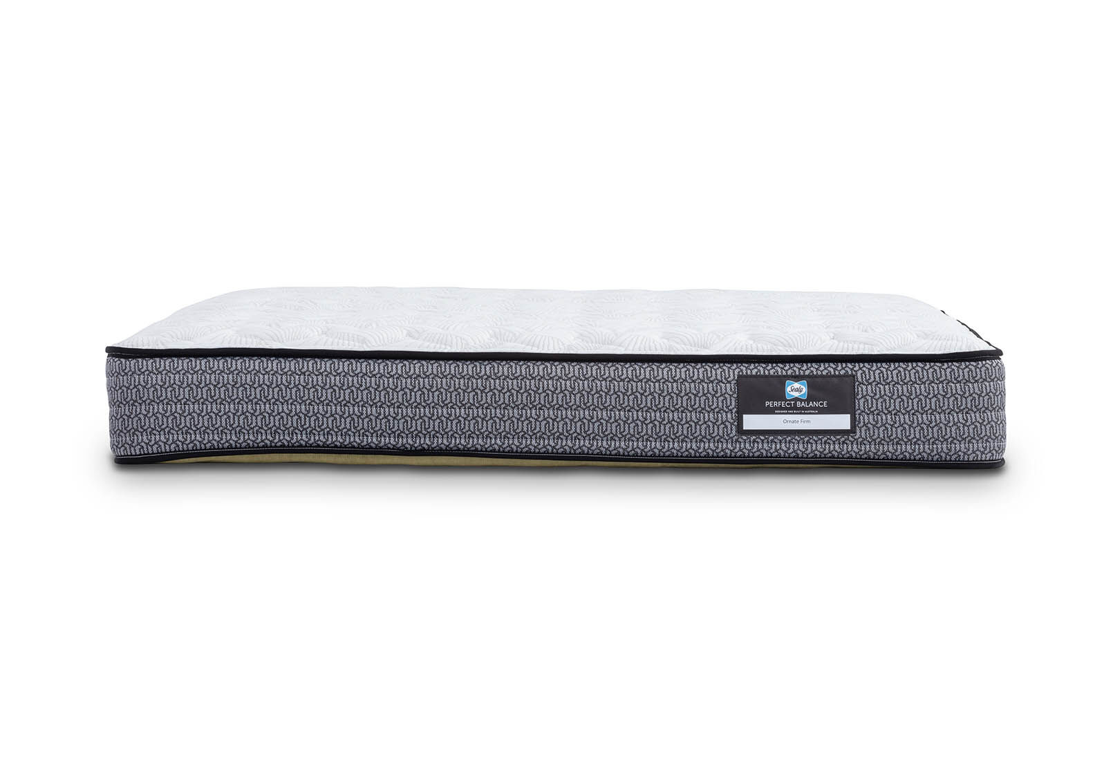 PERFECT BALANCE ORNATE QUEEN MATTRESS WHITE
