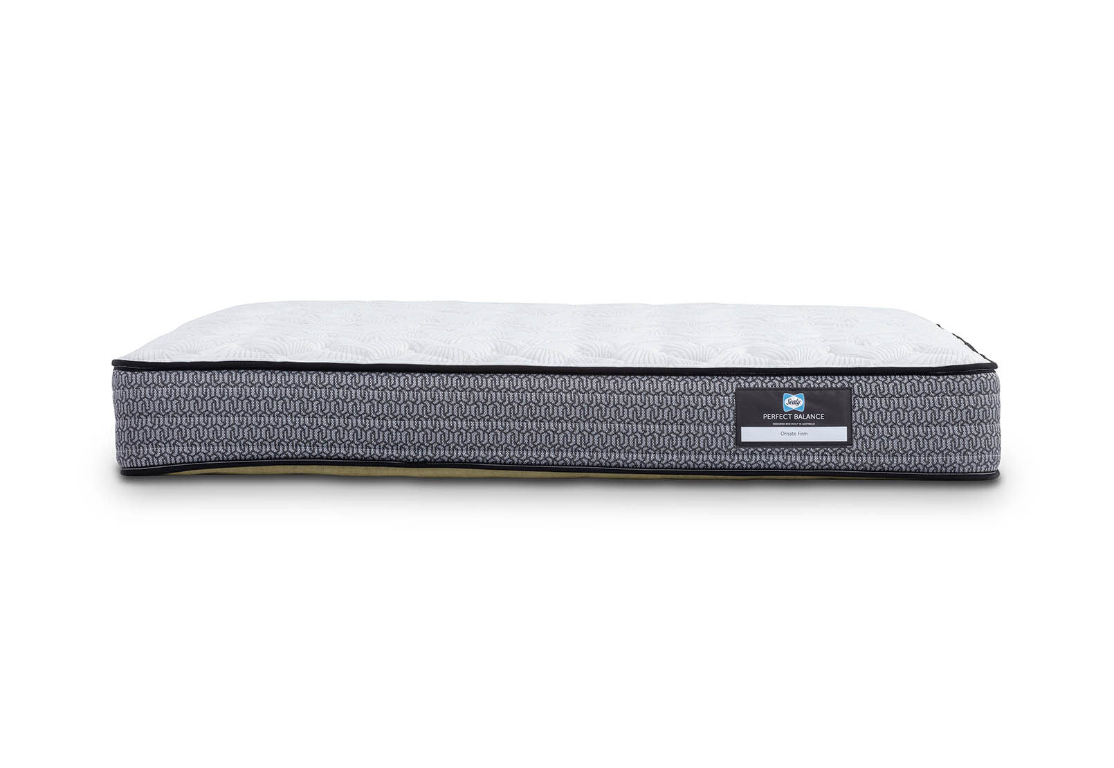 PERFECT BALANCE ORNATE FIRM KING MATTRESS WHITE
