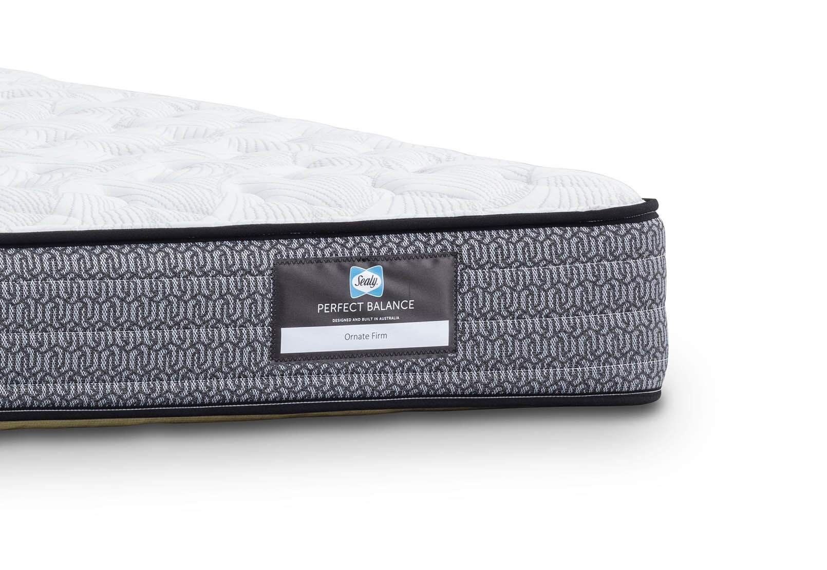 PERFECT BALANCE ORNATE FIRM SINGLE MATTRESS (MTO) WHITE