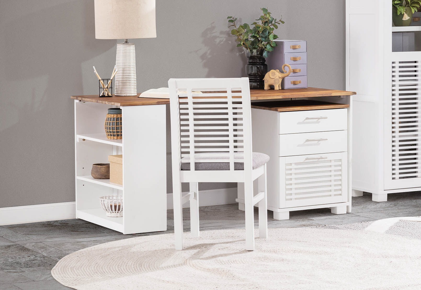 SANTO ANDRE DINING CHAIR WHITE