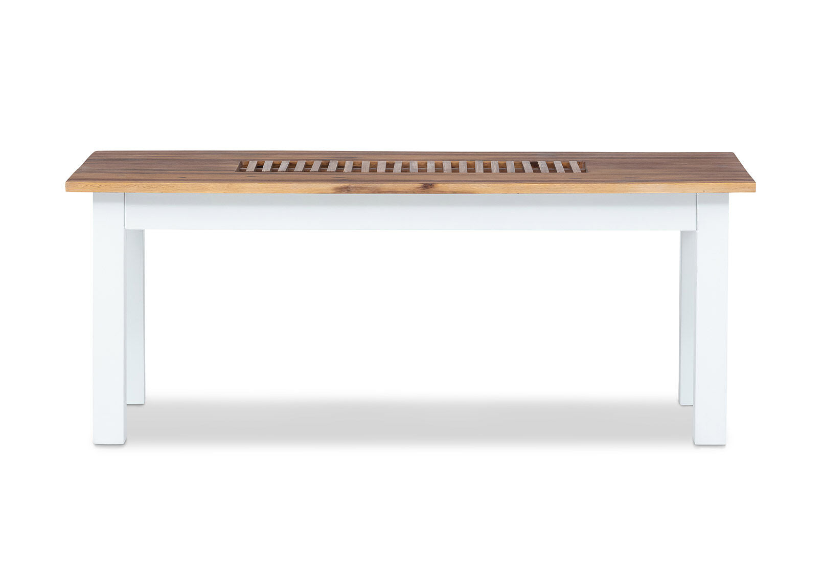 SANTO ANDRE COFFEE TABLE WHITE/PEWTER