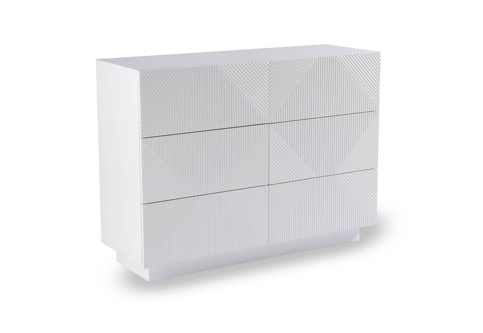 GATES WHITE 6 DRAWER DRESSER WHITE