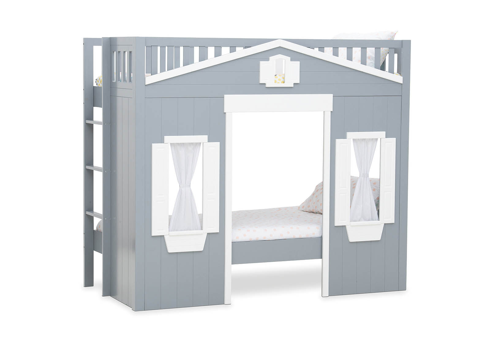NAMIKA LOFT BUNK BED GREY/WHITE