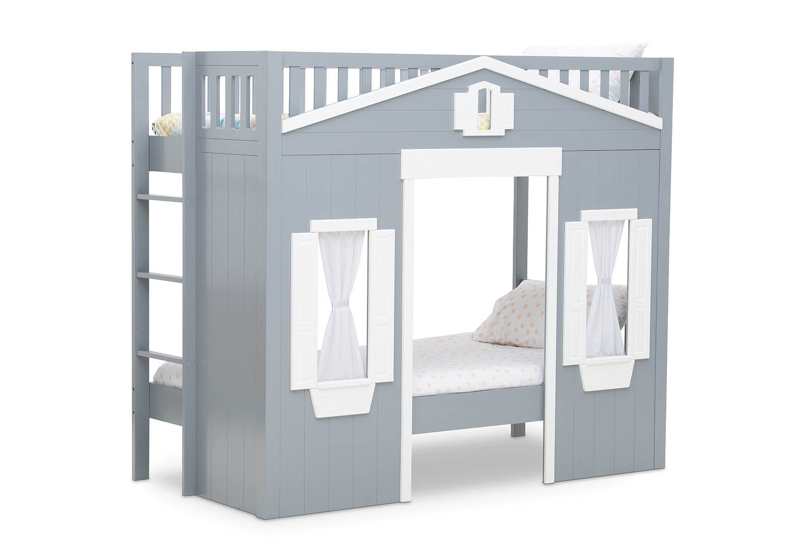 NAMIKA LOFT BUNK BED GREY/WHITE