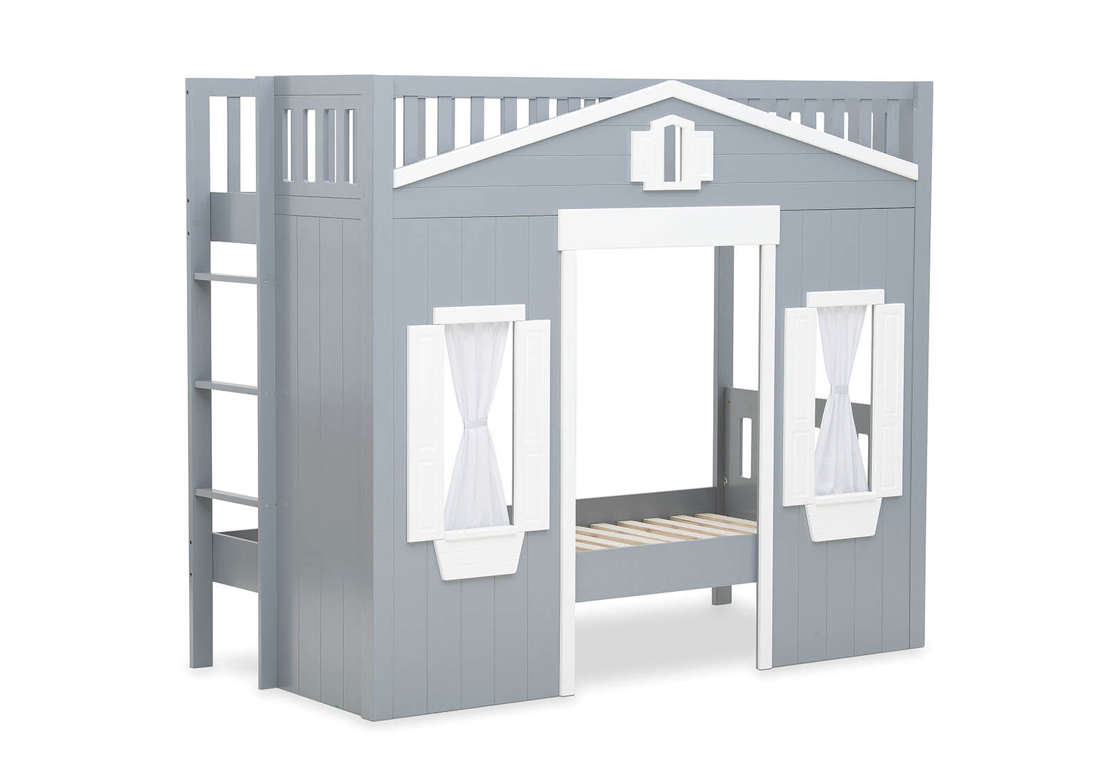 NAMIKA LOFT BUNK BED GREY/WHITE
