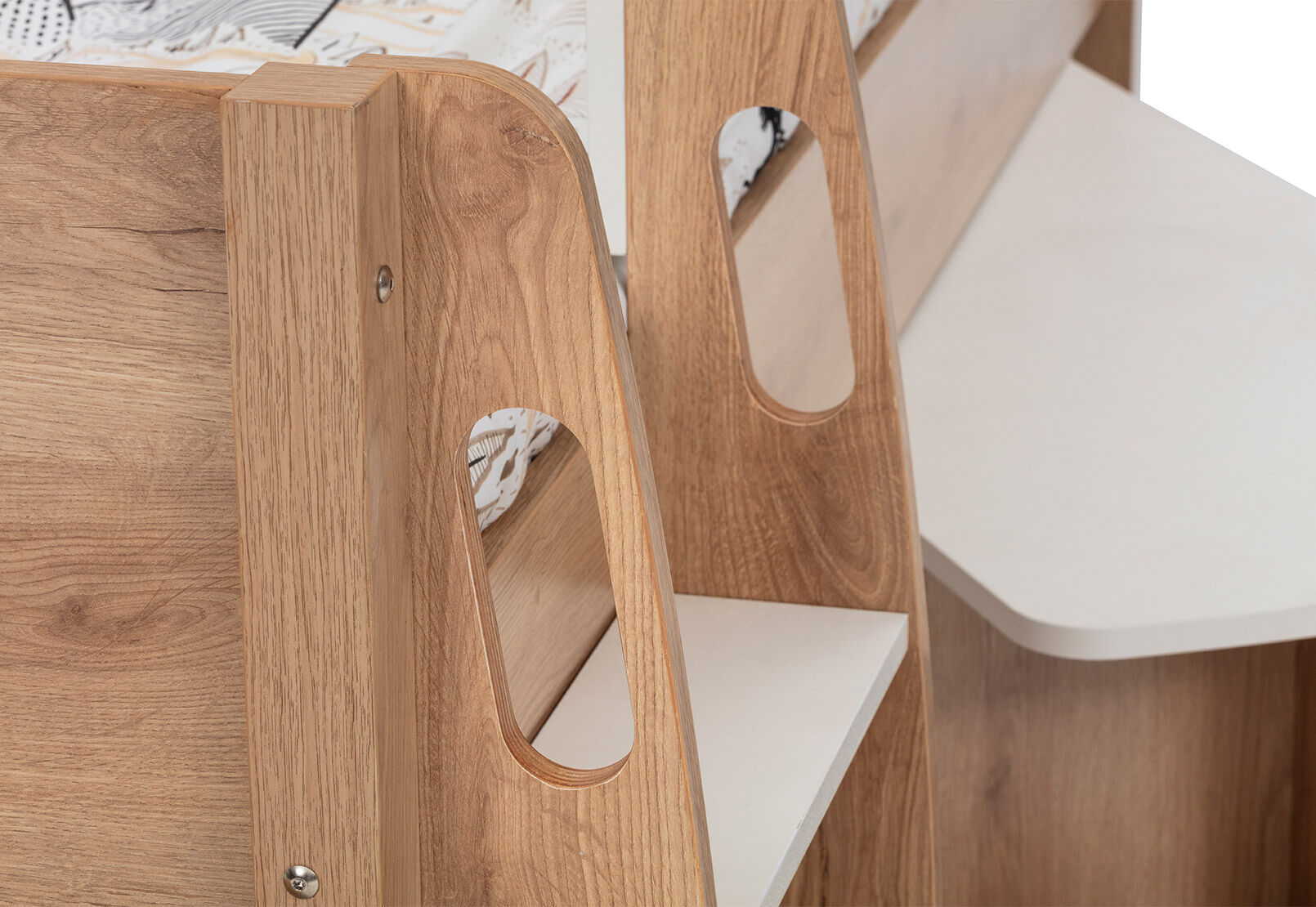 AKUNA LOFT BED WHITE/NATURAL