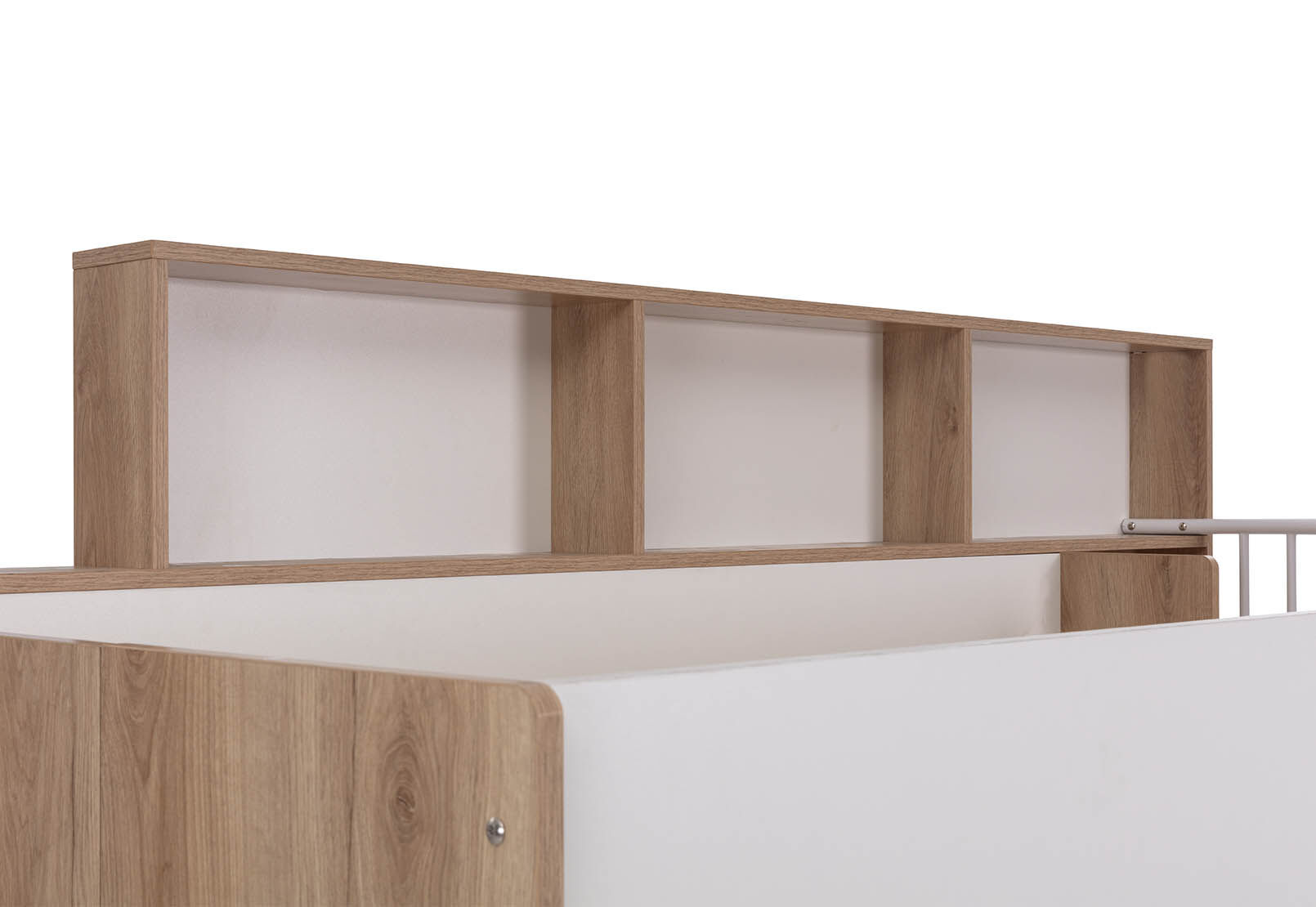 RYU DOUBLE BUNK BED WHITE/NATURAL
