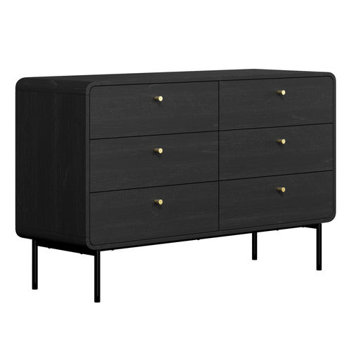 LIVING FUSION ASHBOURNE 6 DRAWER CHEST