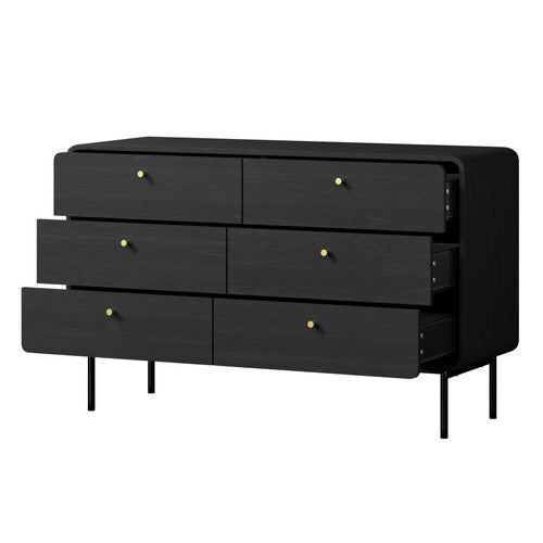 LIVING FUSION ASHBOURNE 6 DRAWER CHEST