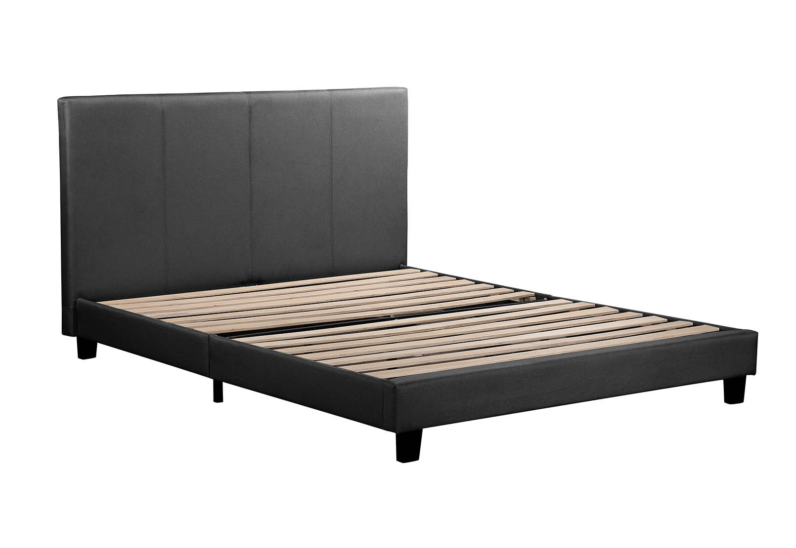 ROLLINS DOUBLE BED CHARCOAL