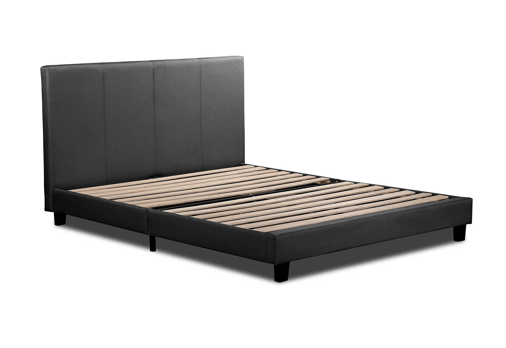 ROLLINS QUEEN BED CHARCOAL