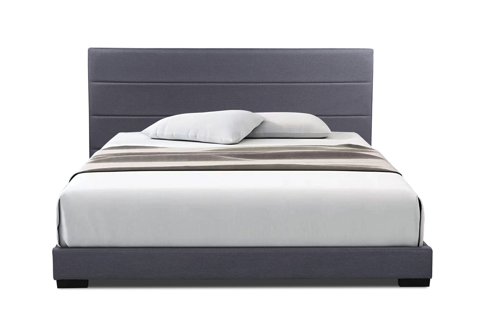 SIMMONS KING BED CHARCOAL