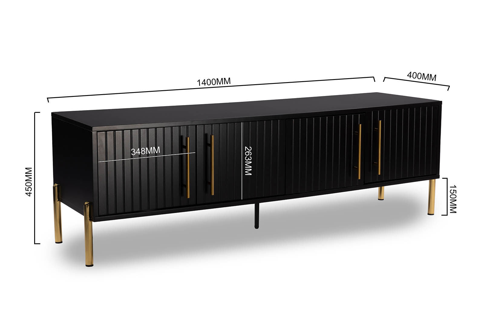 DELGADO BLACK ENTERTAINMENT UNIT BLACK