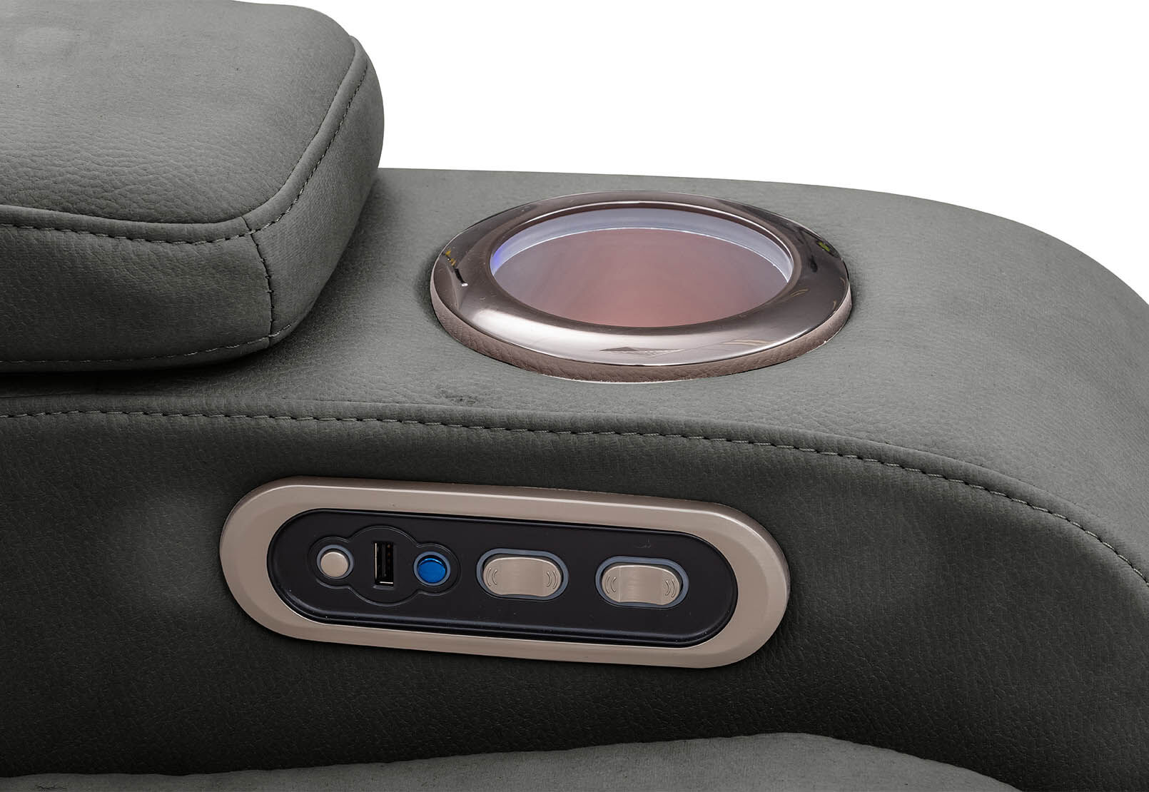 SENTINAL MK2 FABRIC ELECTRIC RECLINER CHARCOAL