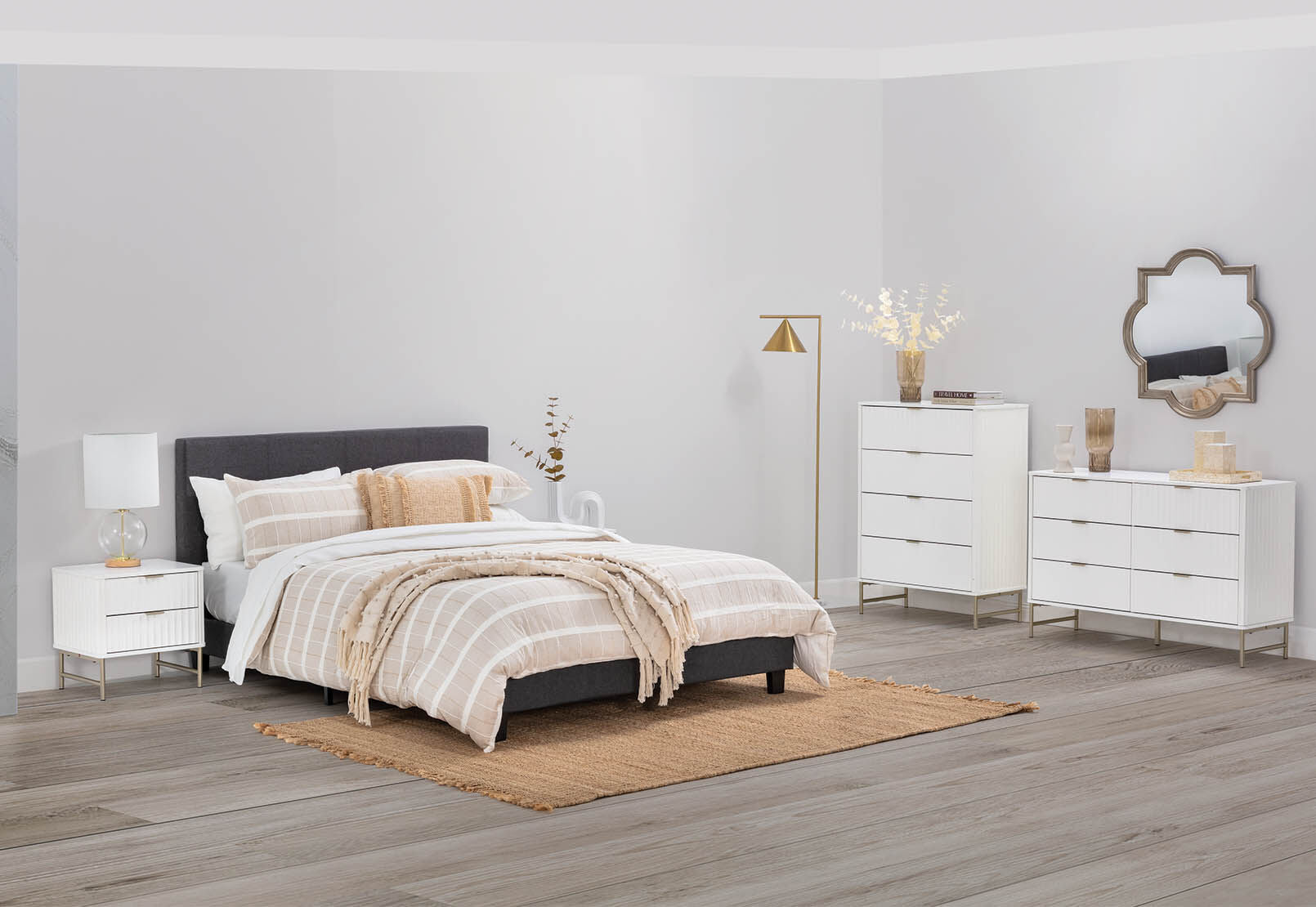 OSBORNE TALL CHEST WHITE