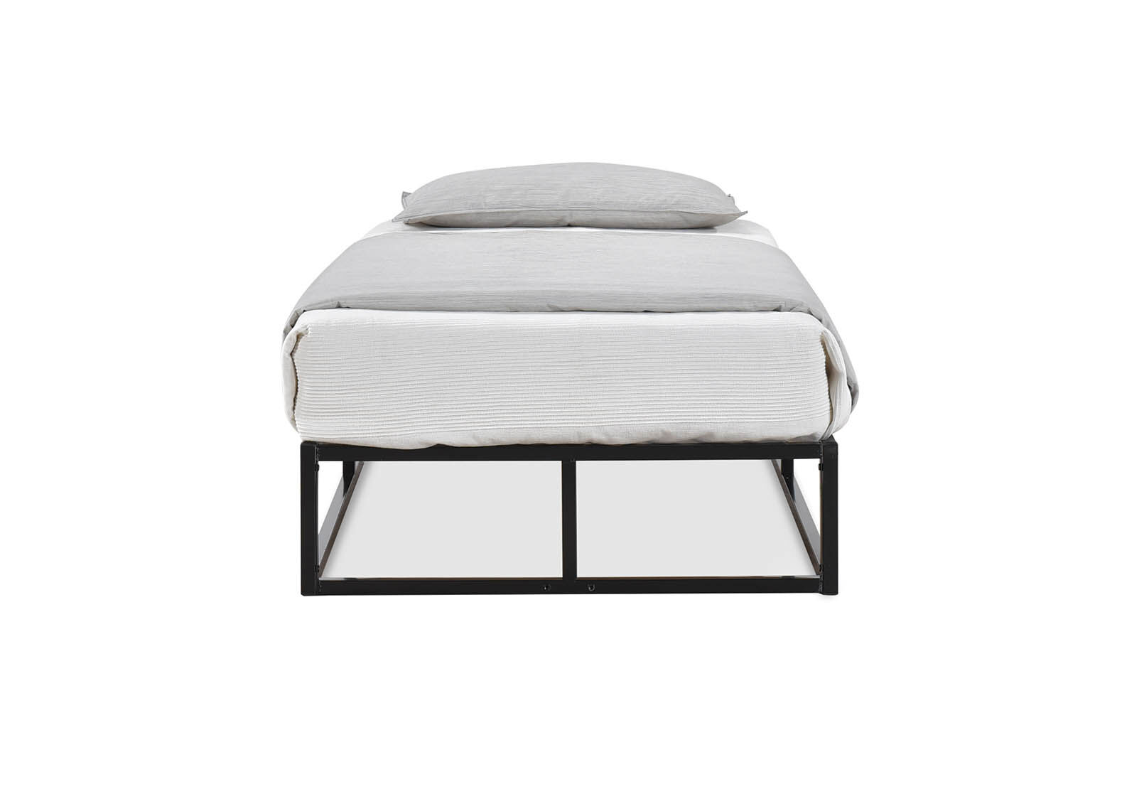 PATTON HIGH KING SINGLE BED BLACK