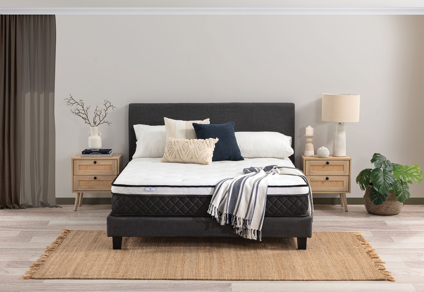 LLAMA ALLURA QUEEN MATTRESS WHITE