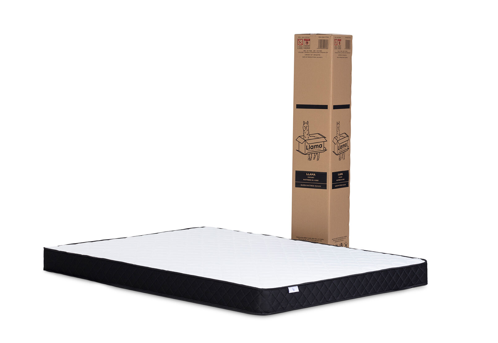 LLAMA ENCHANT QUEEN MATTRESS WHITE