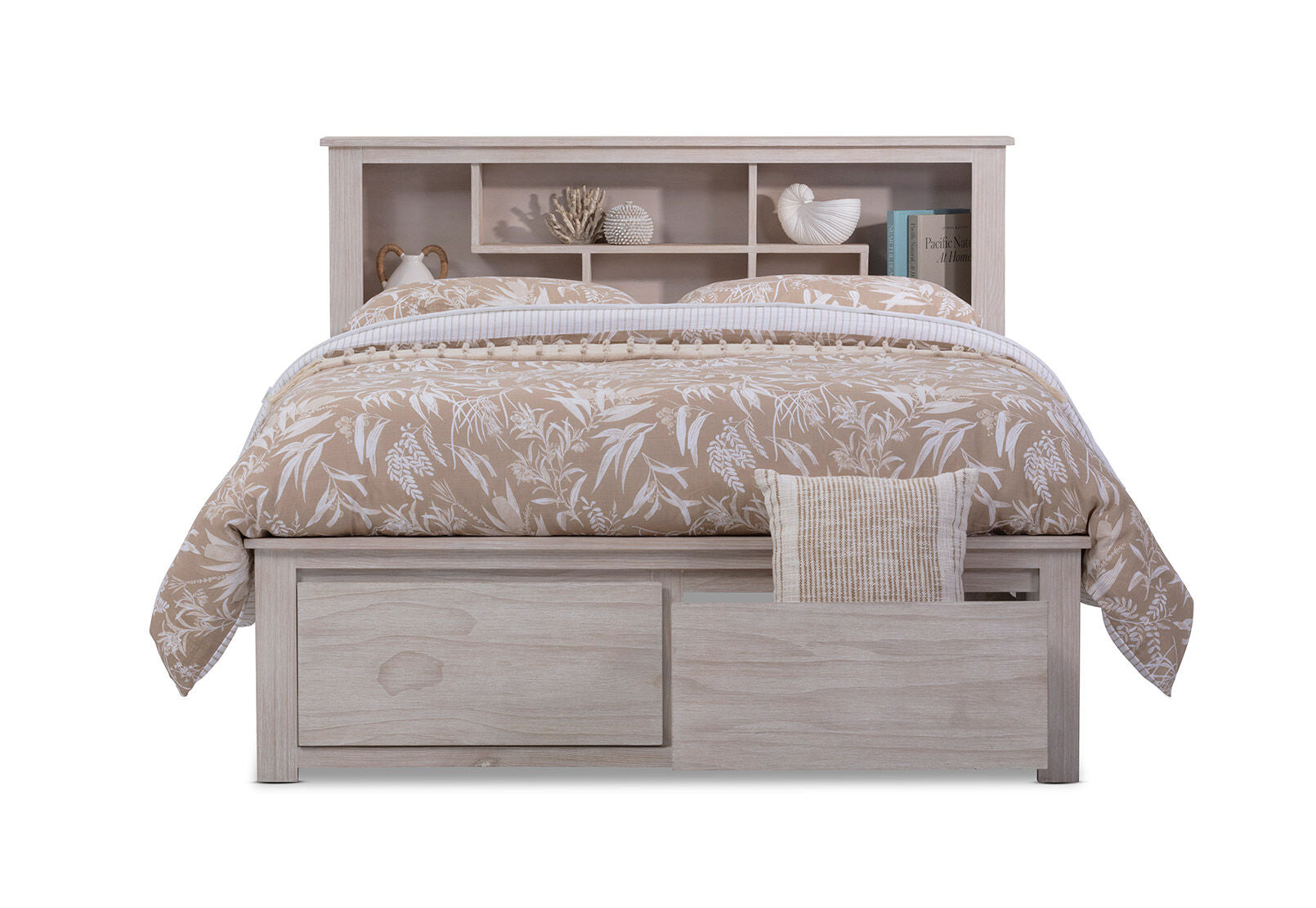 GALENE KING BED WHITE WASH