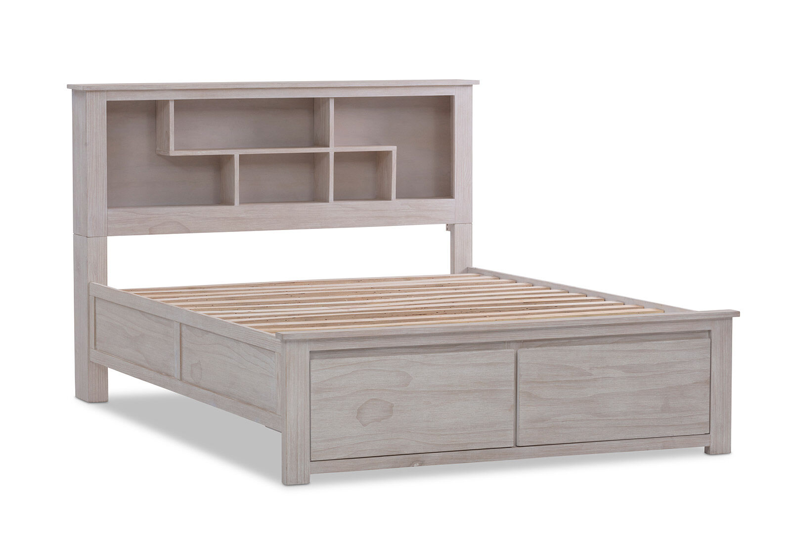 GALENE KING BED WHITE WASH