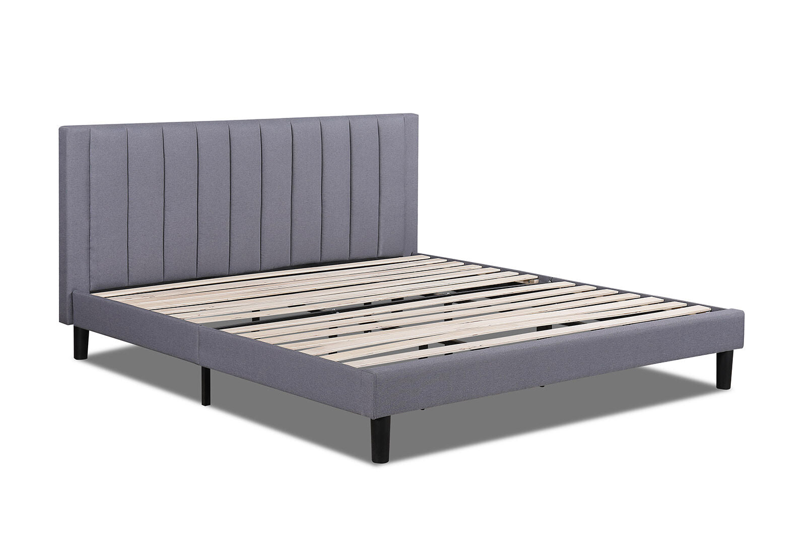 BISHOP KING BED GREY