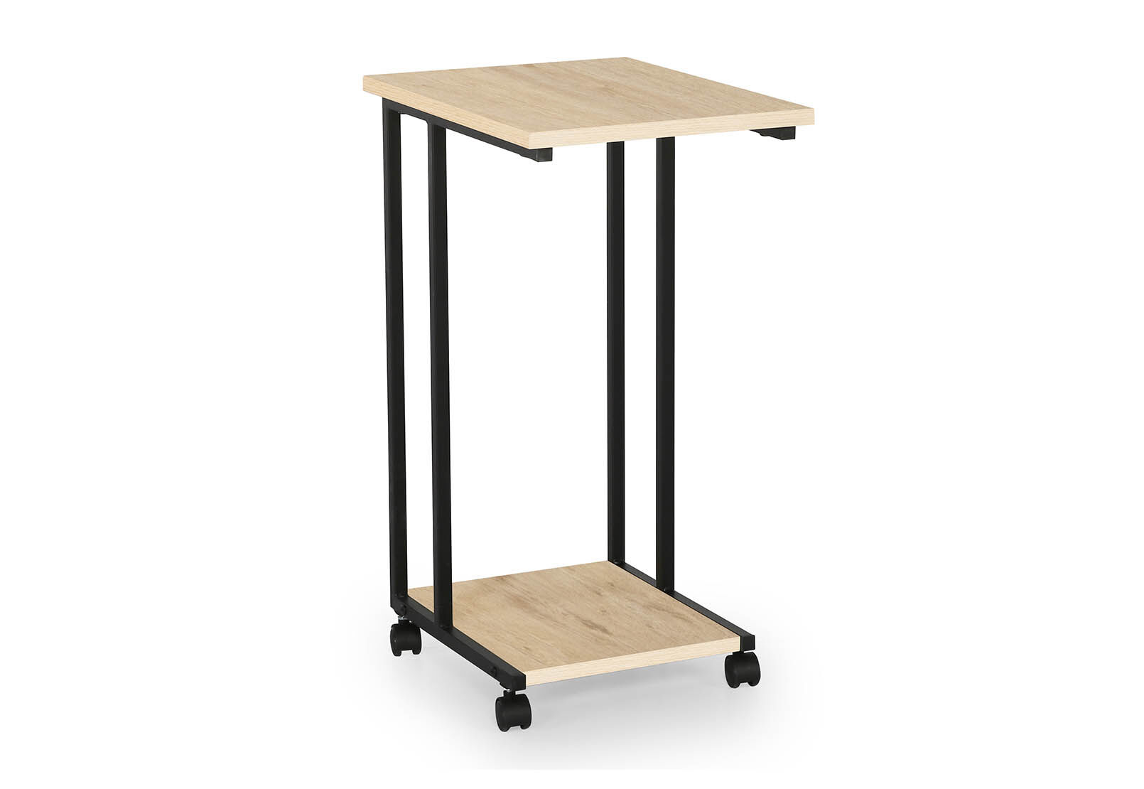 HESS C SHAPE LAMP TABLE NATURAL/BLACK