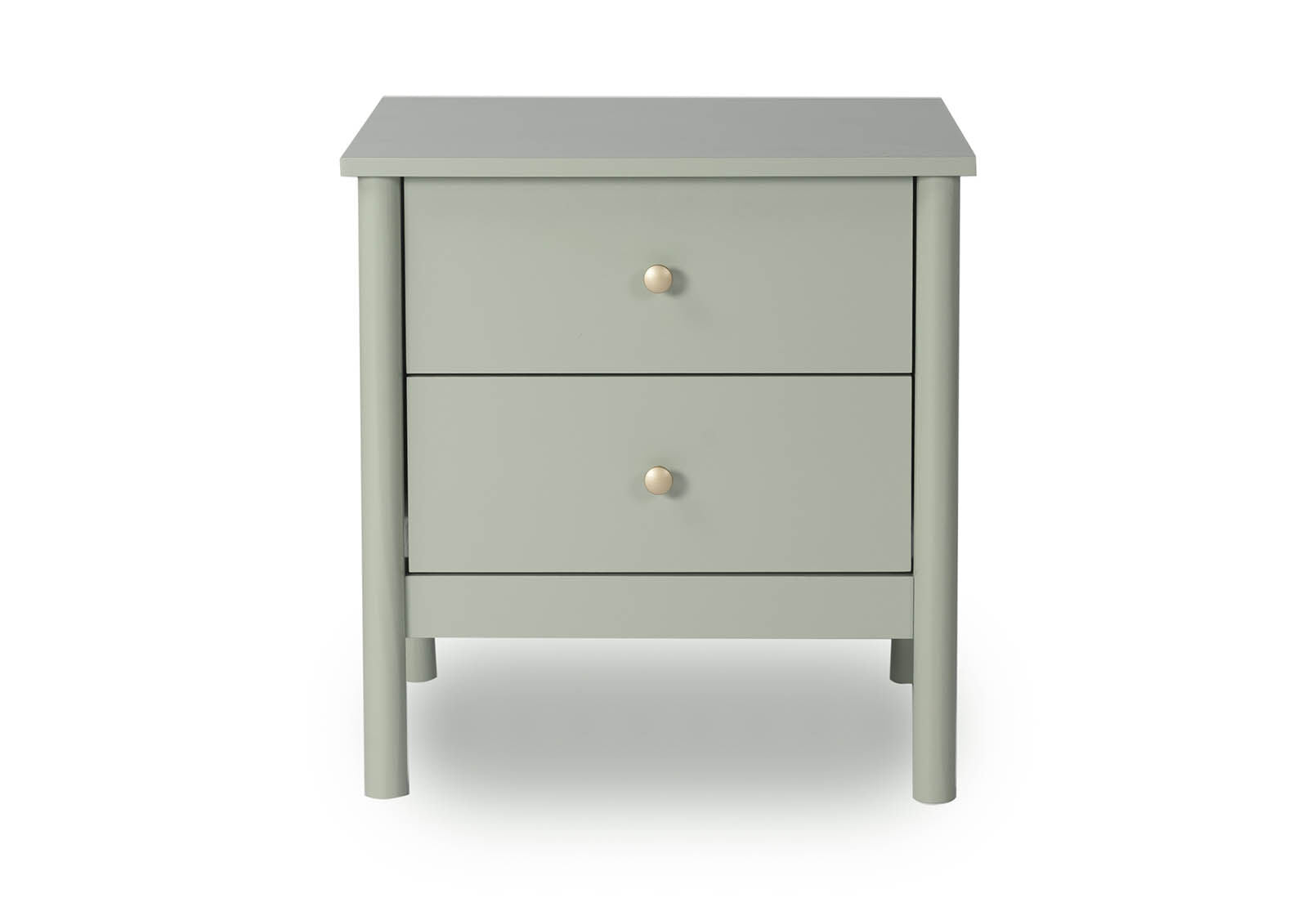 ROWLAND 2 DRAWER BEDSIDE OLIVE