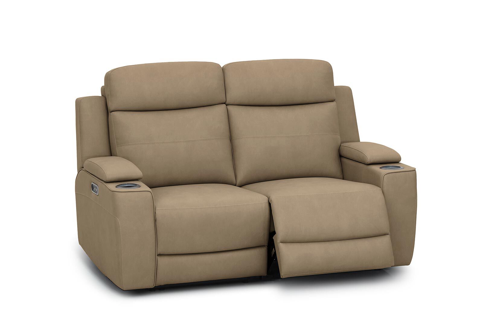 ALEXIOS 2 SEATER WITH ELECTRIC RECLINER STONE