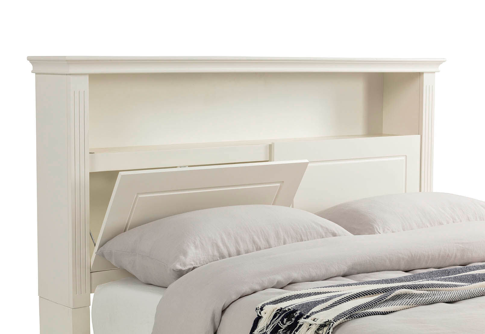KULA QUEEN BED WHITE