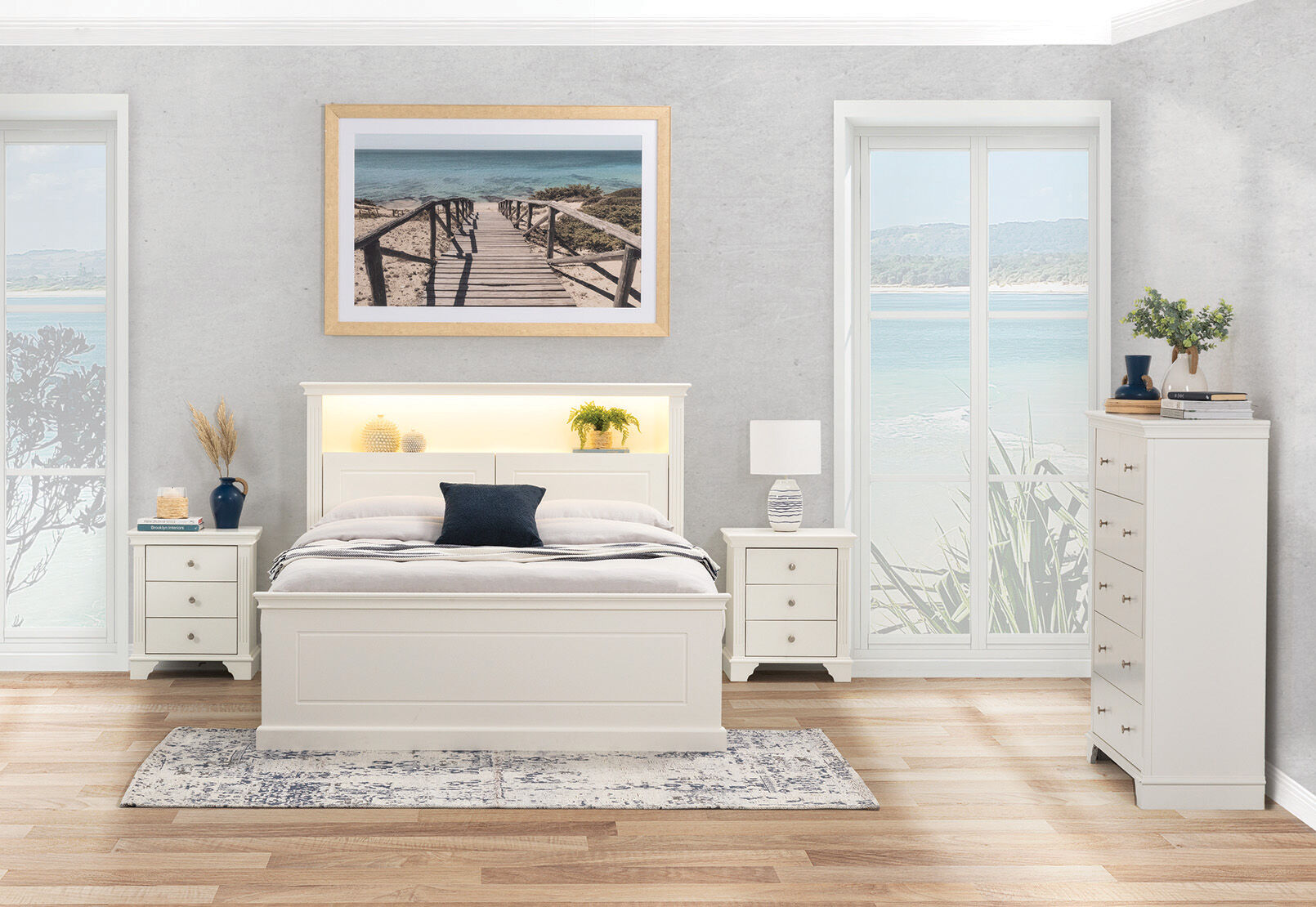 KULA TALL CHEST WHITE
