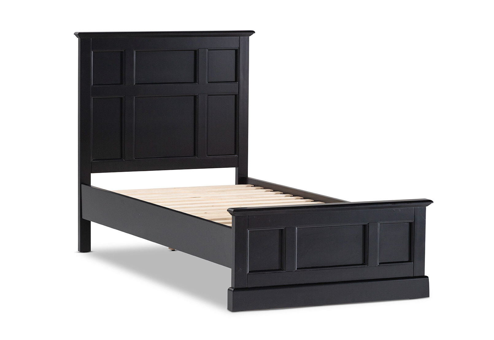 CHRYSTELLE KING SINGLE BED BLACK