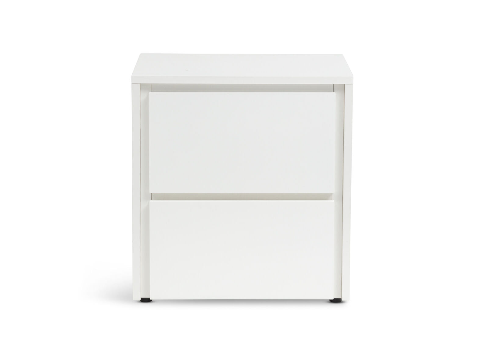 CALISTO 2 DRAWER BEDSIDE WHITE