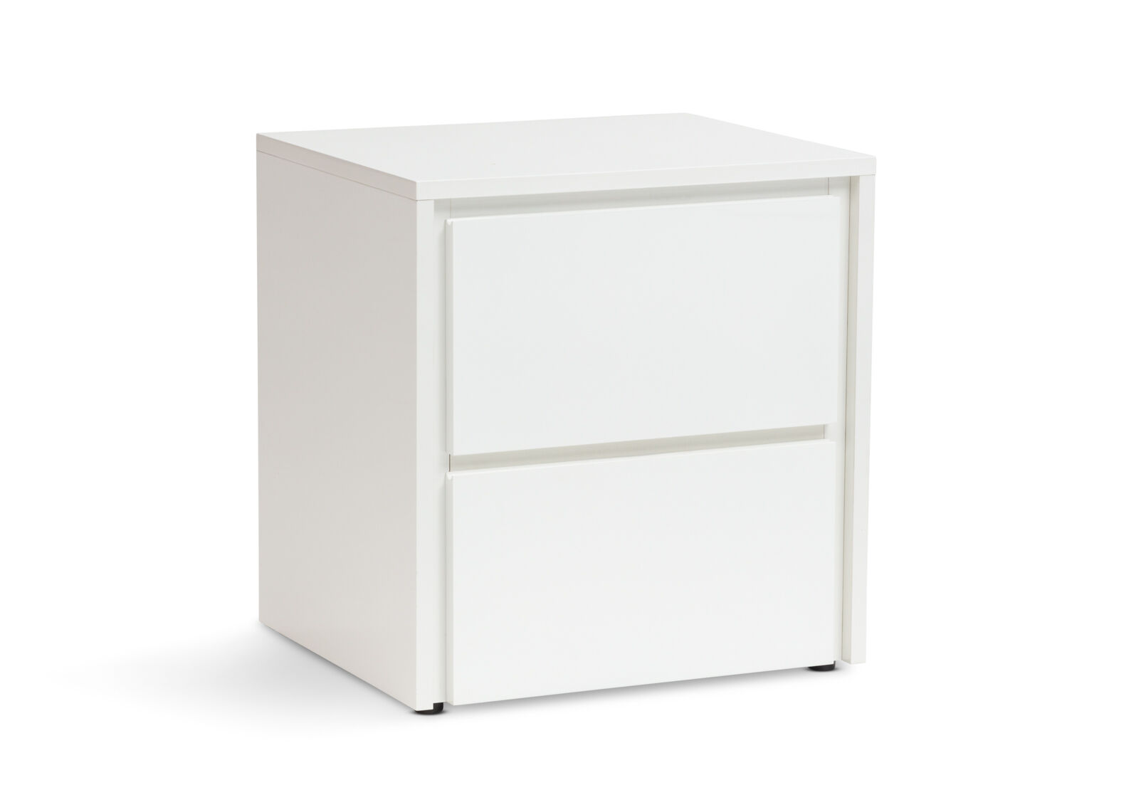 CALISTO 2 DRAWER BEDSIDE WHITE