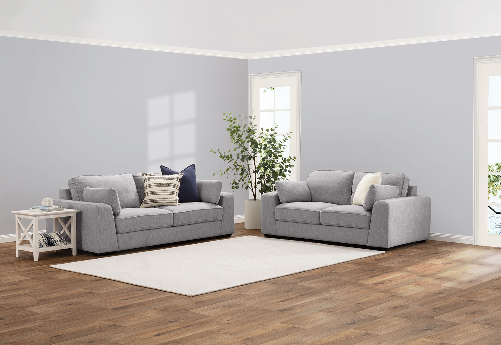 CIARA 3 SEATER SOFA DARK GREY