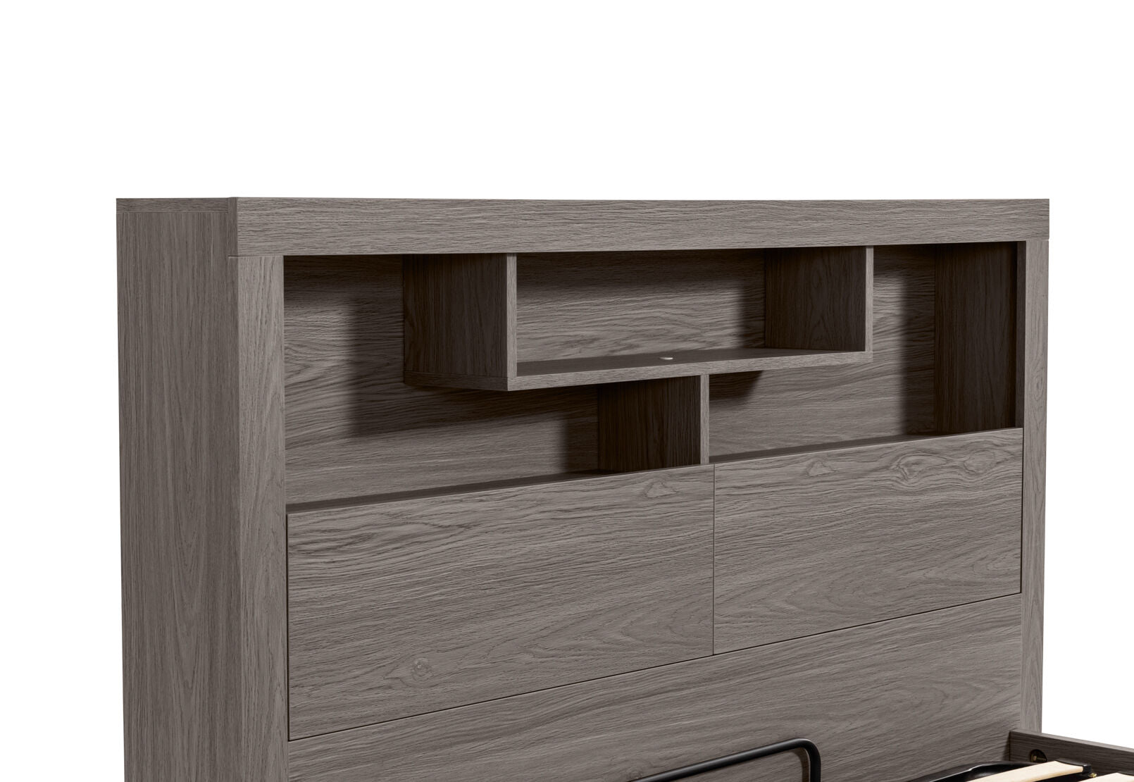 GEOVANA QUEEN LIFT BED GREY
