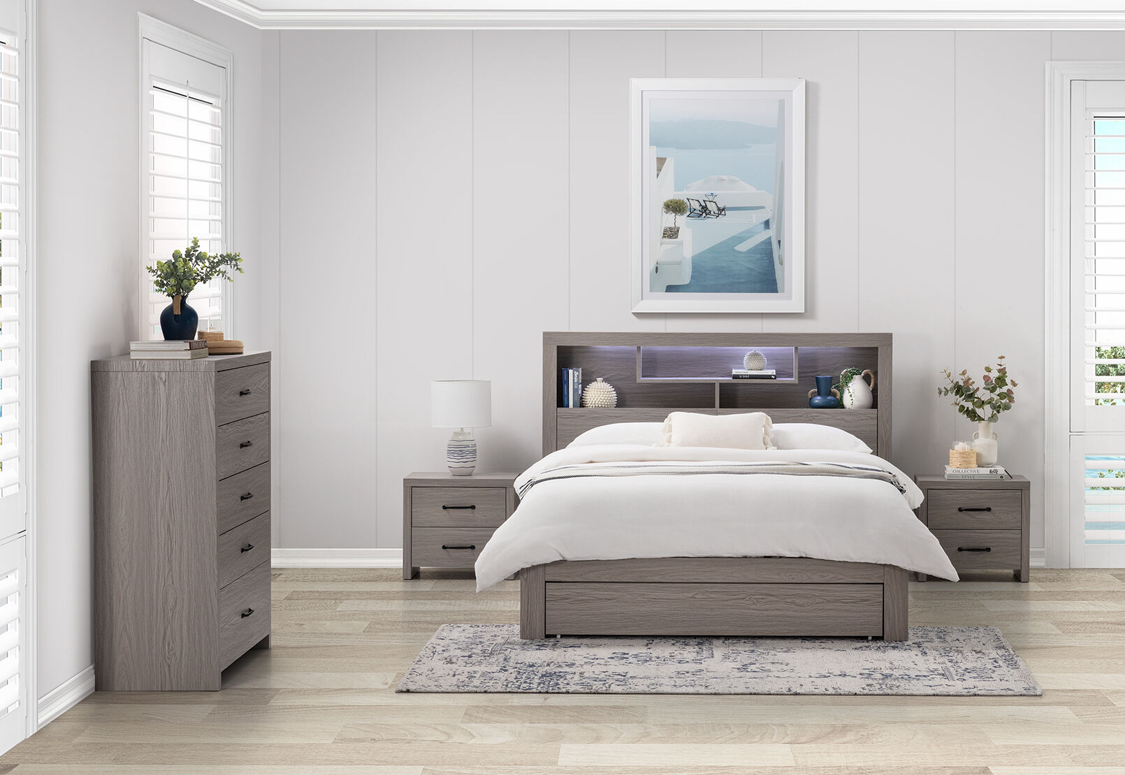 GEOVANA TALL CHEST GREY