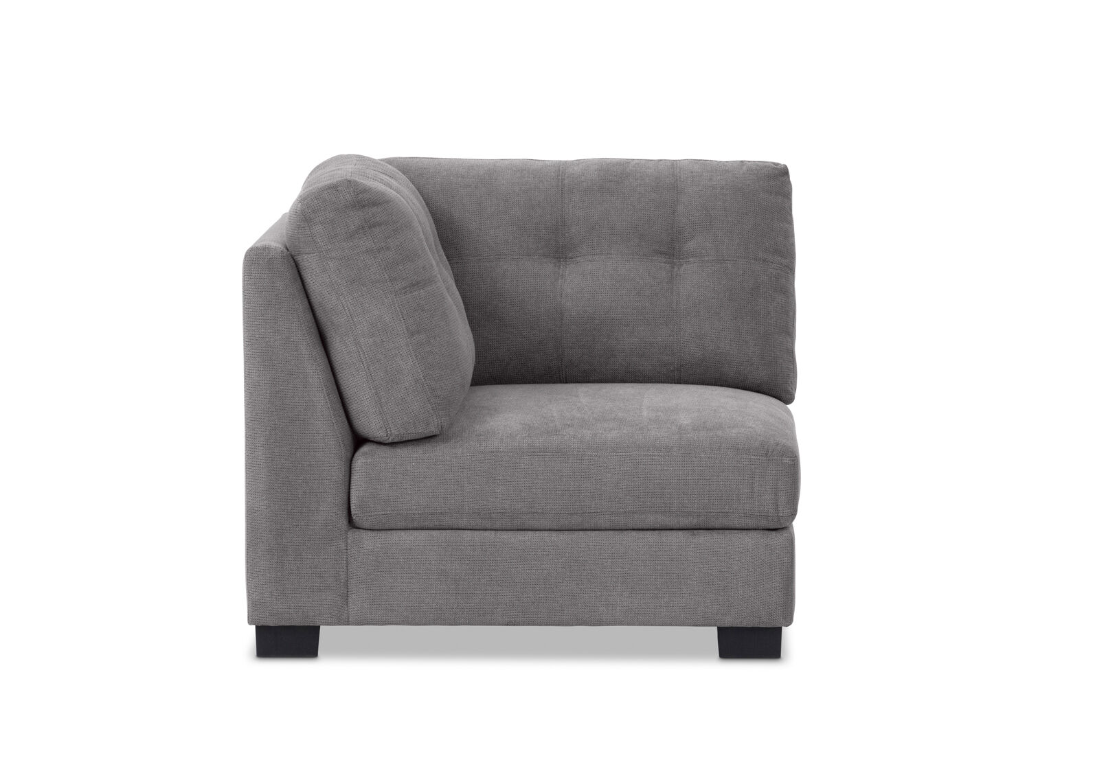SANDS 5 PIECE CORNER SUITE. DARK GREY
