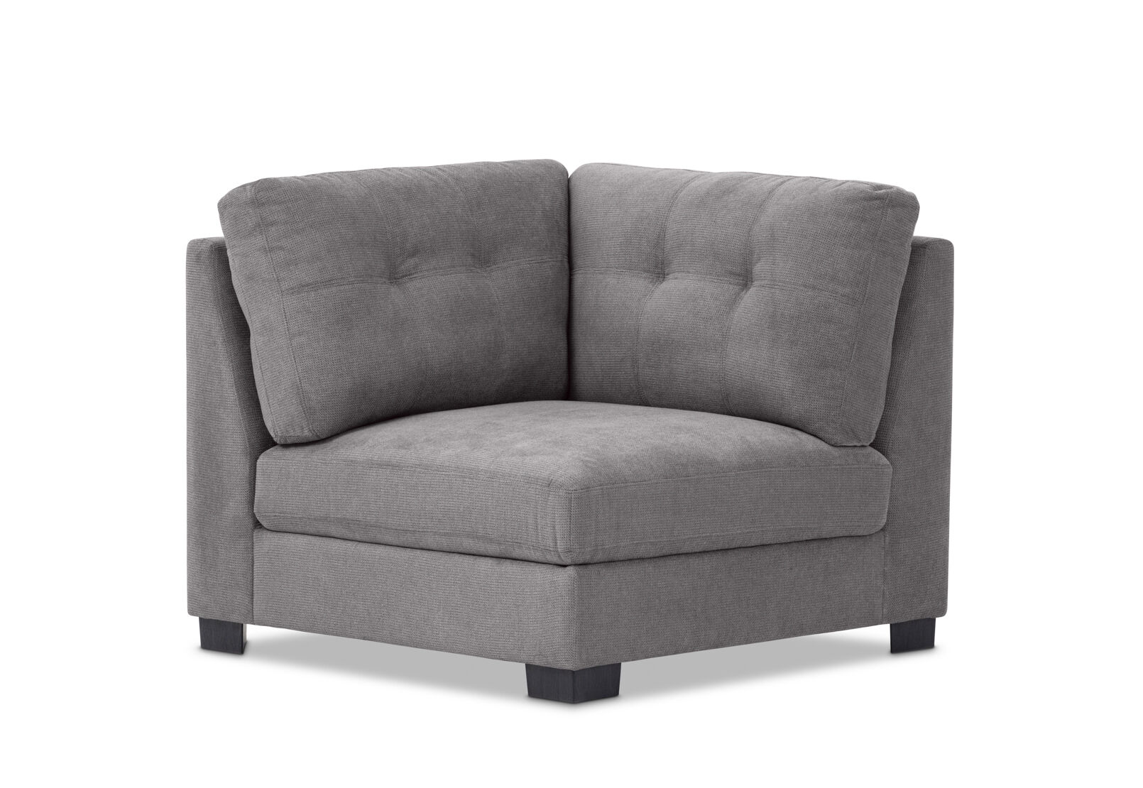 SANDS 5 PIECE CORNER SUITE. DARK GREY