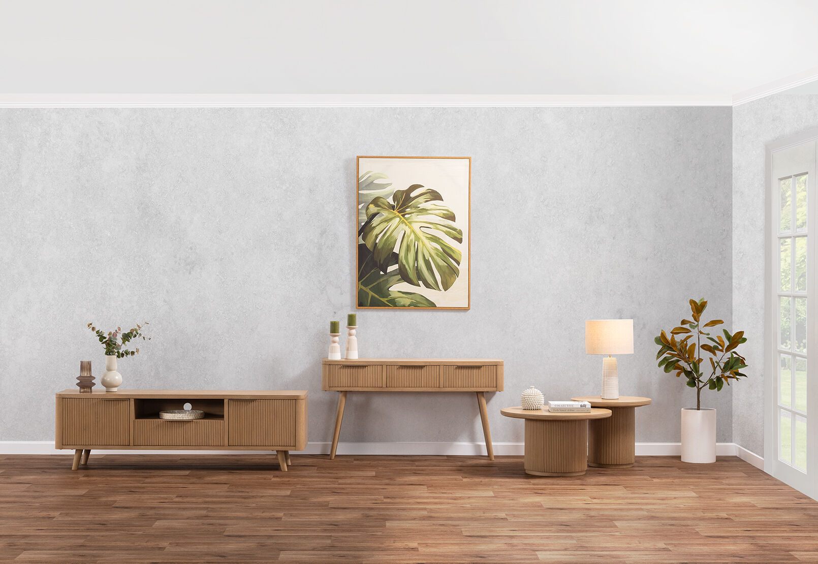 MIRAN LAMP TABLE NATURAL