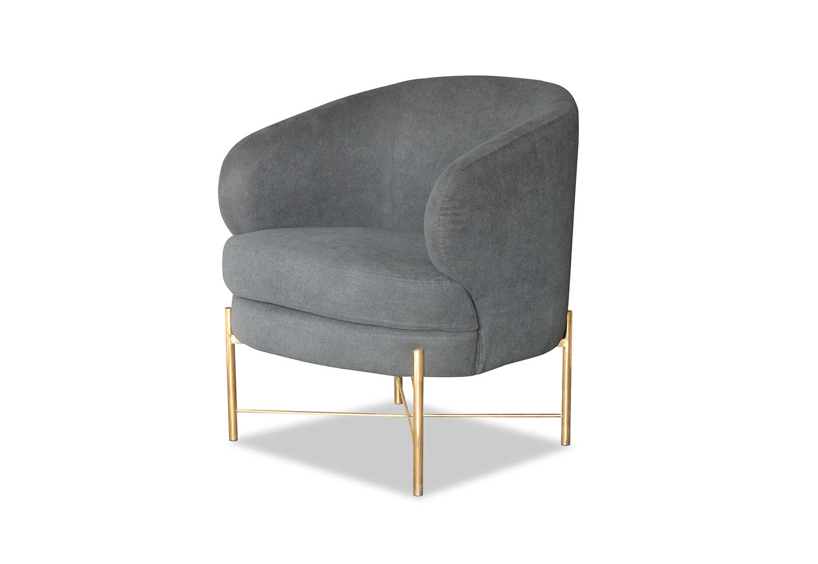 BREWER ACCENT CHAIR DARK GREY