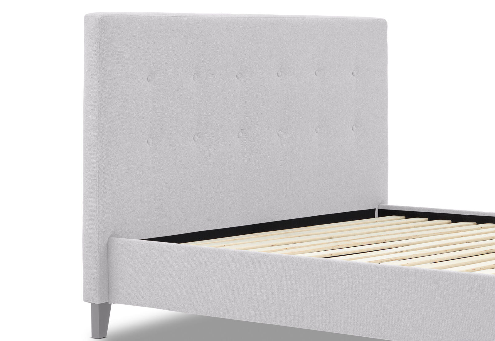 JESSALYN KING BED LIGHT GREY