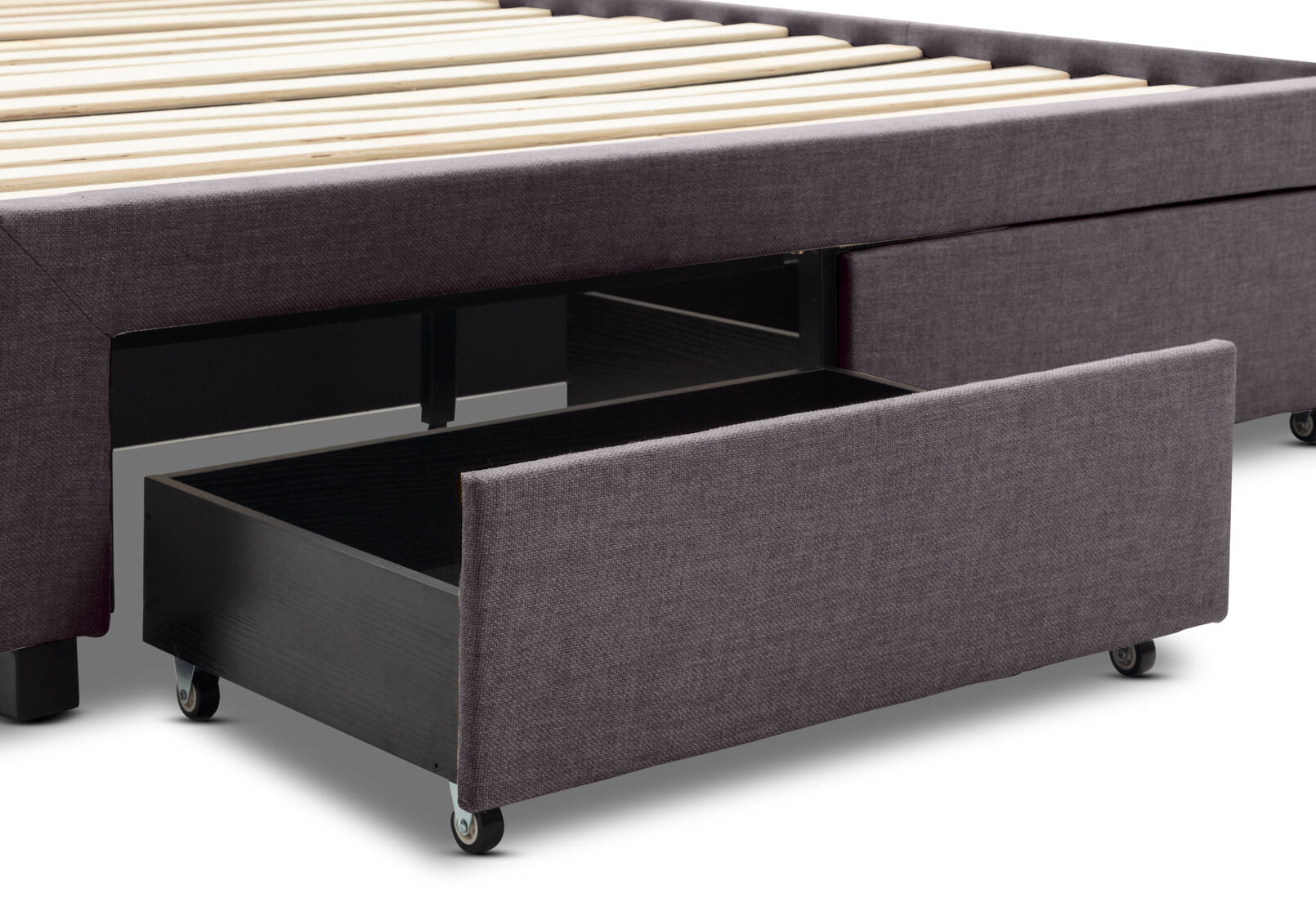 CATARINA QUEEN BED DARK GREY