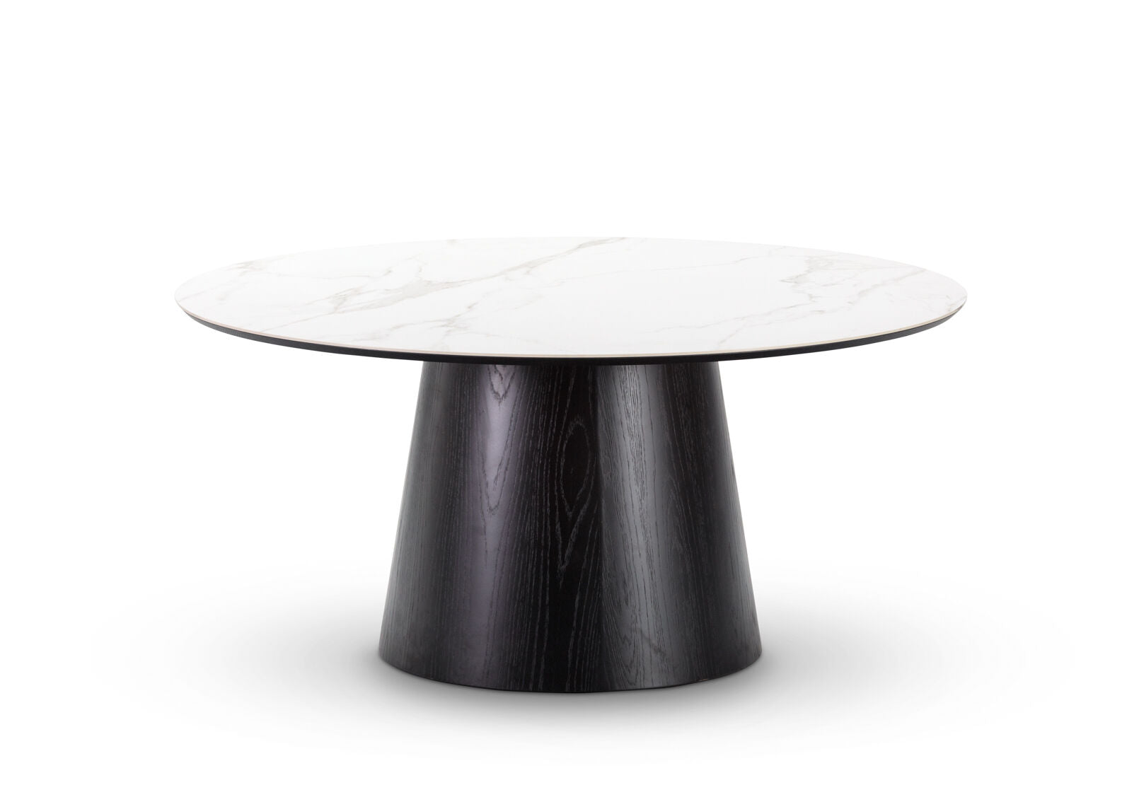 THANOS 1600 CERAMIC DINING TABLE BLACK/MARBLE