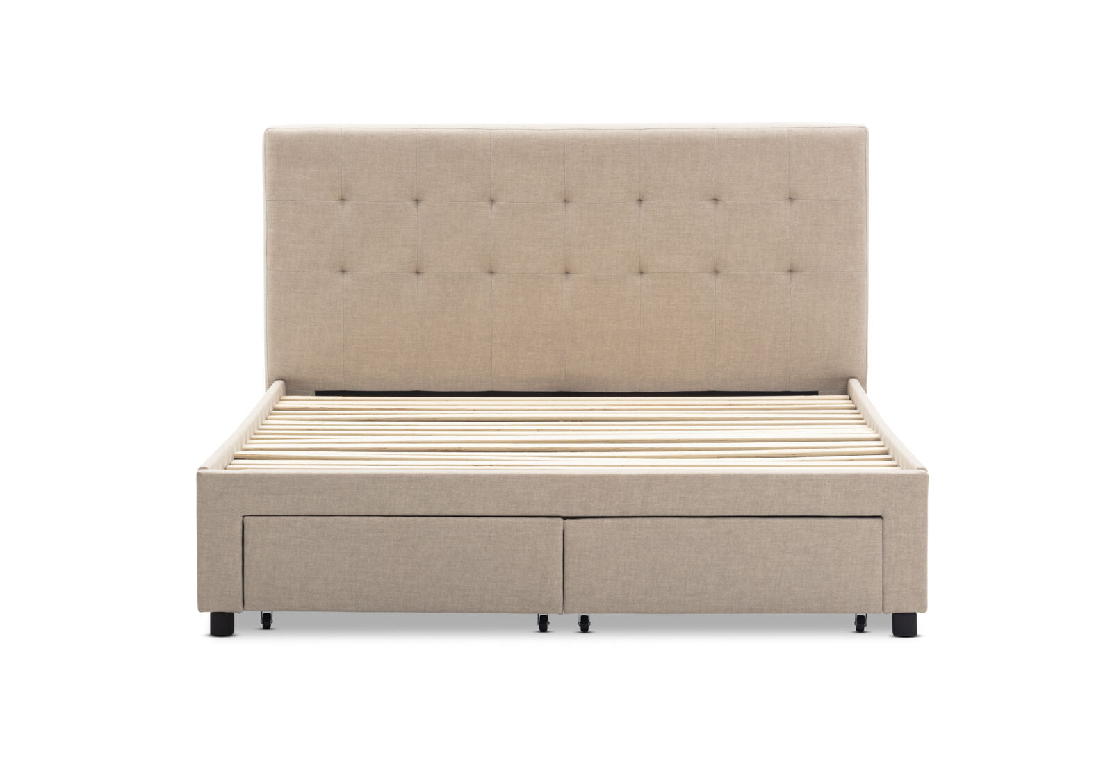 CATARINA QUEEN BED BEIGE
