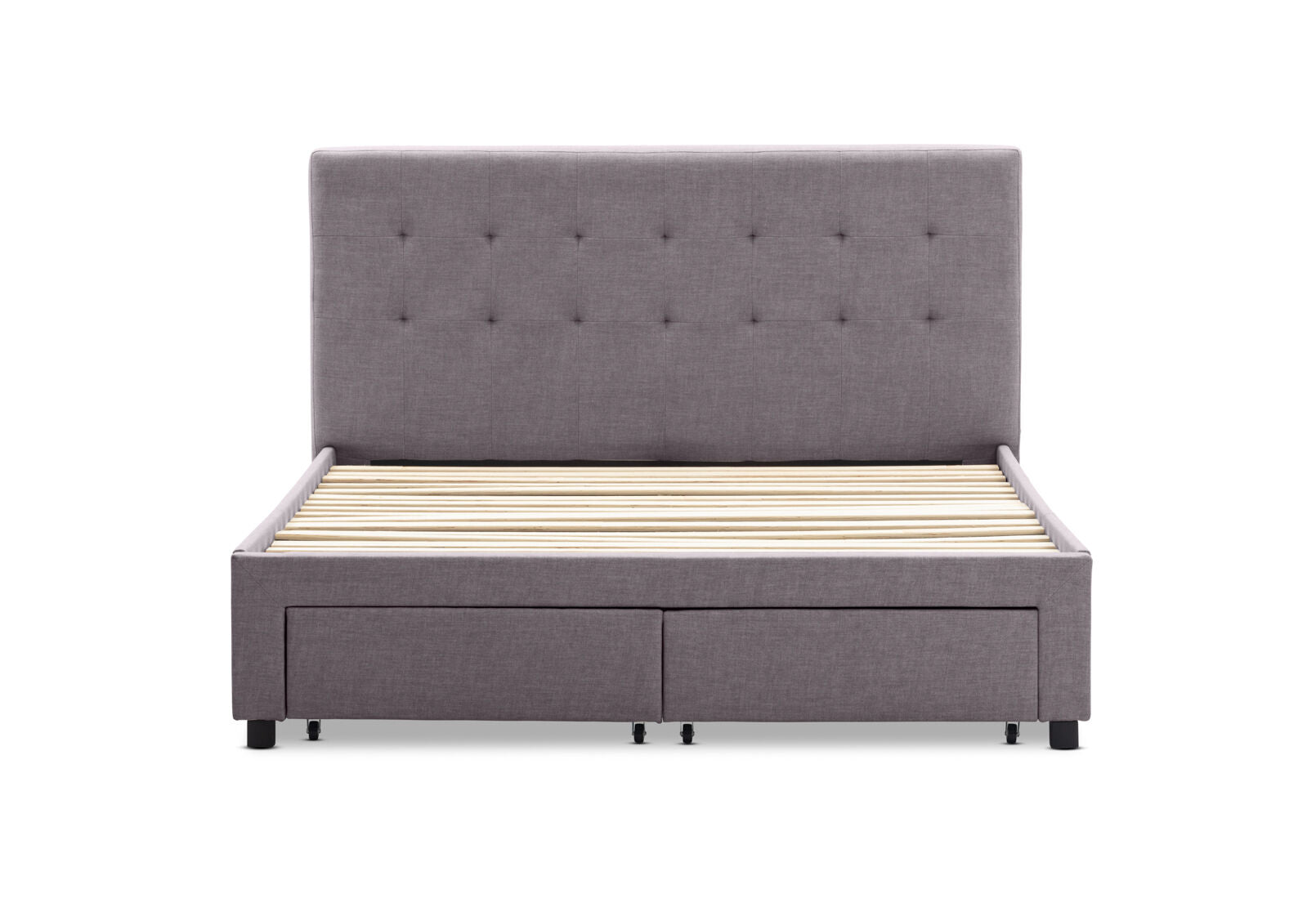 CATARINA KING BED GREY