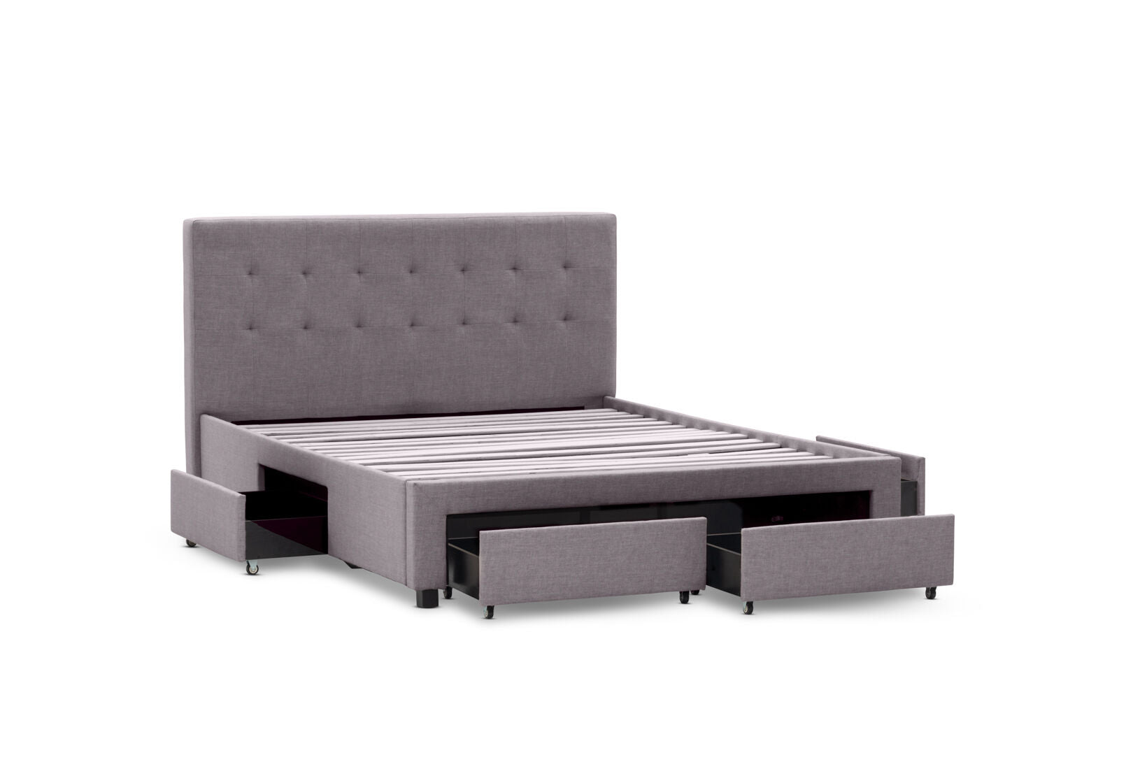 CATARINA KING BED GREY